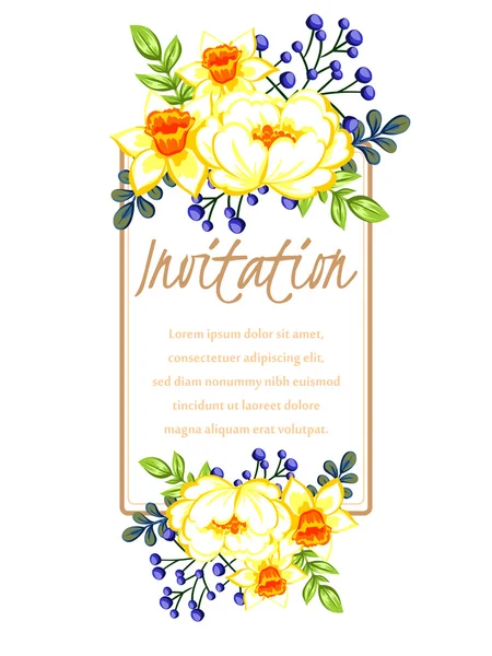 Tarjetas de invitación de boda — Archivo Imágenes Vectoriales