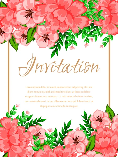 Весільних запрошень — стоковий вектор