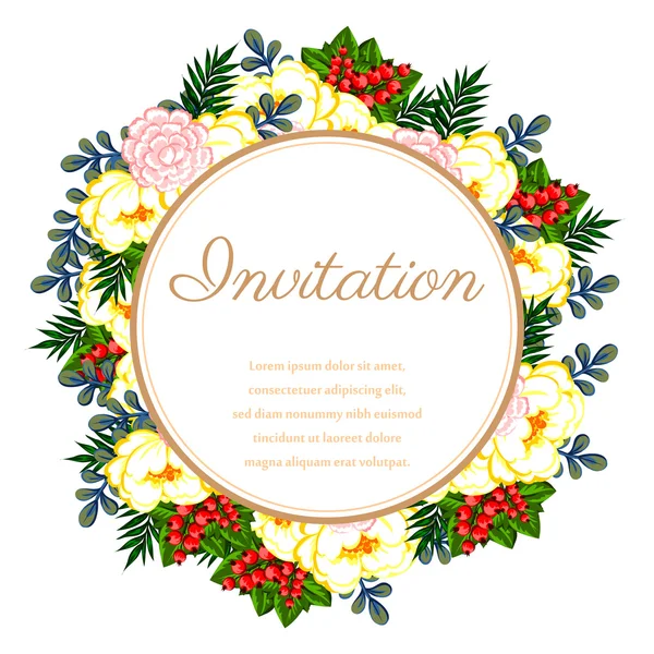 Wedding invitation cards — Stock Vector