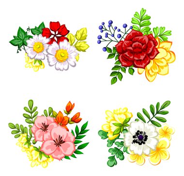 Çiçek demetleri ayarla