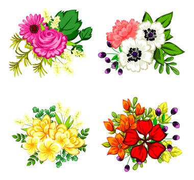 Çiçek demetleri ayarla