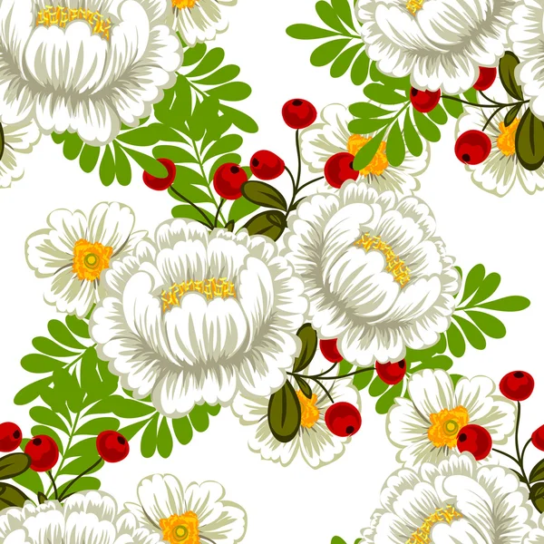 Floral seamless pattern — Stock Vector