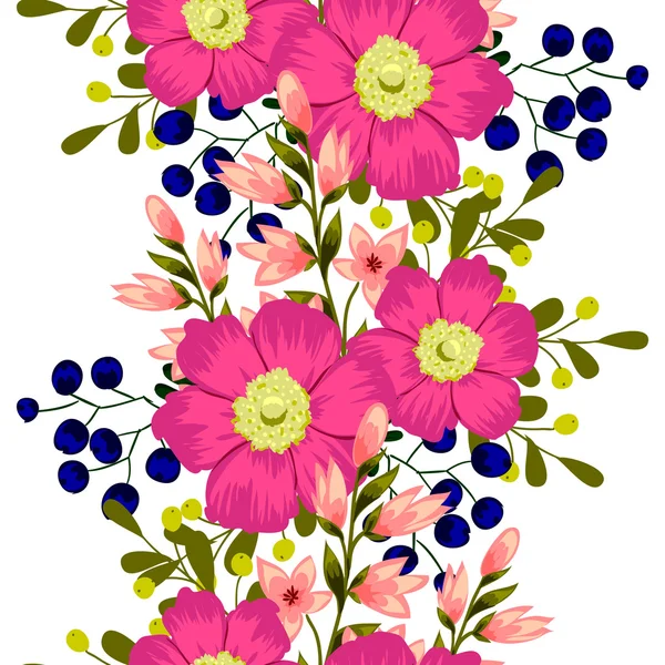 花のシームレスなパターン ストックベクター