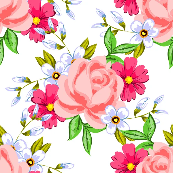 Floral seamless pattern — Stock Vector