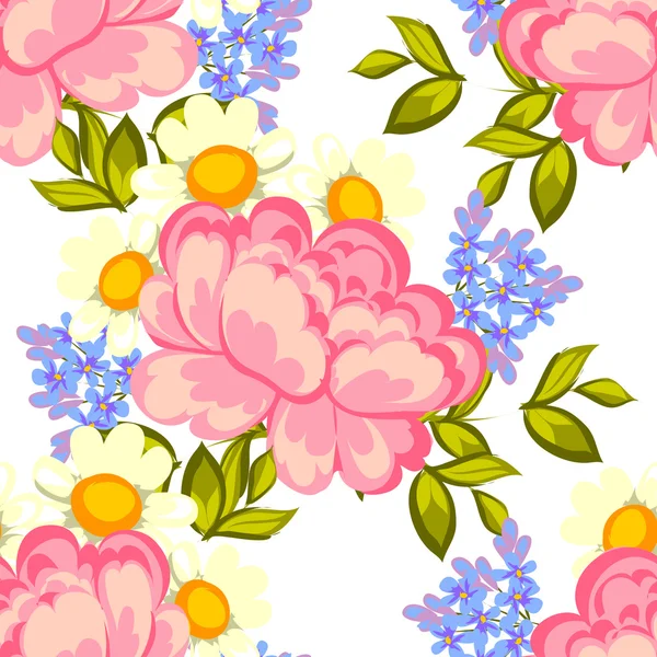 Floral seamless pattern — Stock Vector