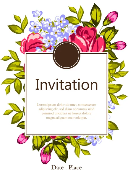 Tarjetas de invitación de boda — Archivo Imágenes Vectoriales