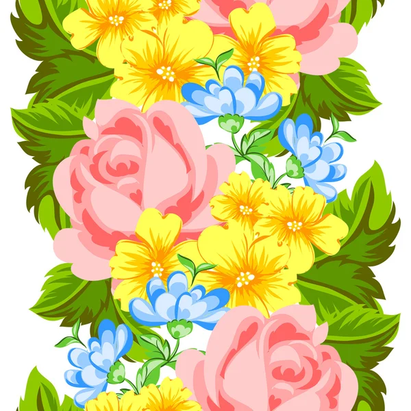 Floral seamless pattern — Stock Vector