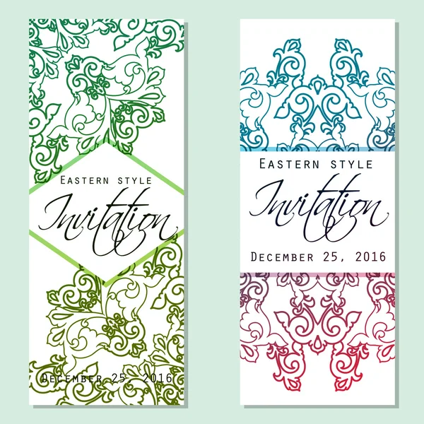 Wedding invitation card — Stock Vector