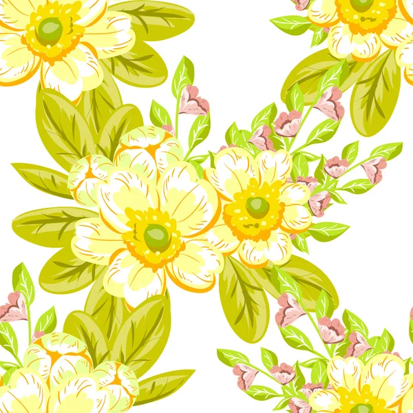 Floral seamless pattern — Stock Vector