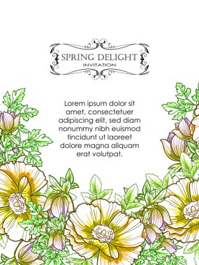 Düğün davetiyesi.