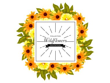 Düğün davetiyesi.