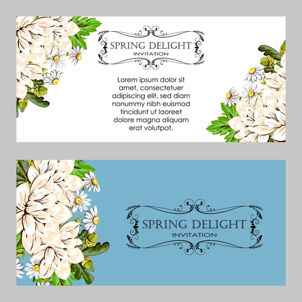 Wedding invitation card — Stock Vector