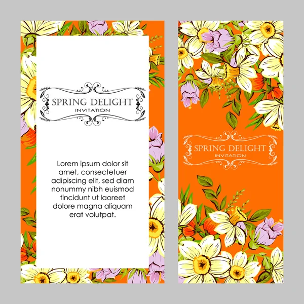 Wedding invitation card — Stock Vector