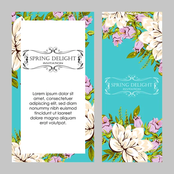 Wedding invitation card — Stock Vector