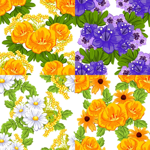 Floral seamless pattern — Stock Vector