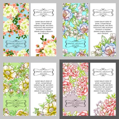 davetiyeli çiçek öğeleri