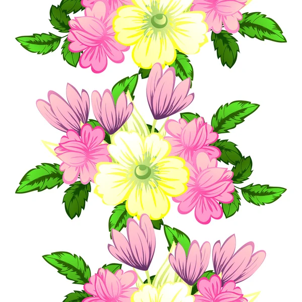 Patrón sin costura floral — Vector de stock