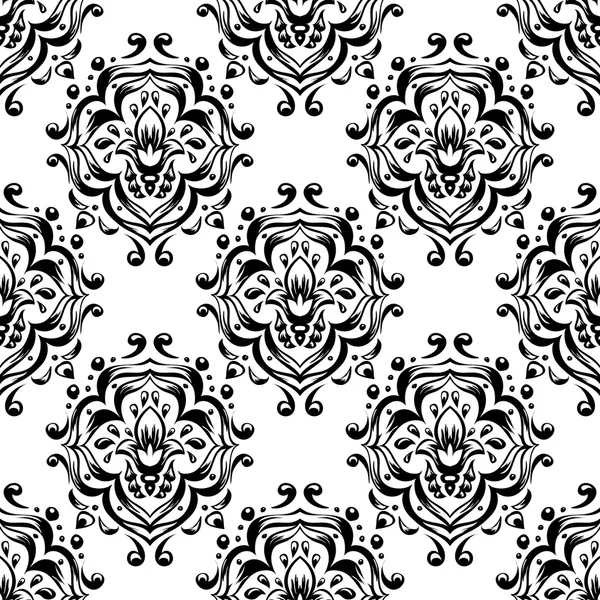 Motif floral sans couture — Image vectorielle