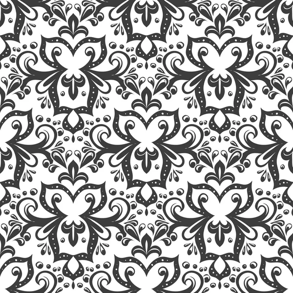 Motif floral sans couture — Image vectorielle