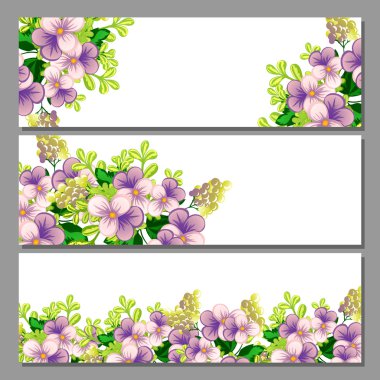 davetiyeli çiçek öğeleri