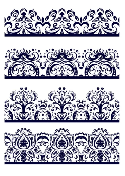 Bloemen naadloos patroon — Stockvector