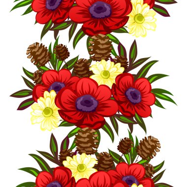 davetiyeli çiçek öğeleri