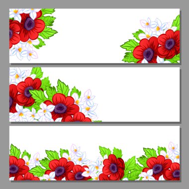 davetiyeli çiçek öğeleri