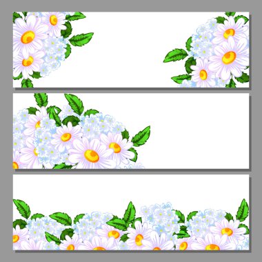 davetiyeli çiçek öğeleri