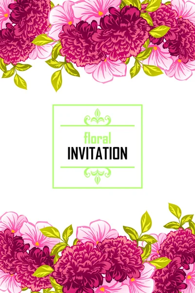 Tarjeta de invitación de boda — Archivo Imágenes Vectoriales