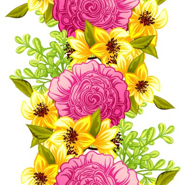 davetiyeli çiçek öğeleri