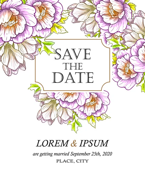 davetiyeli çiçek öğeleri