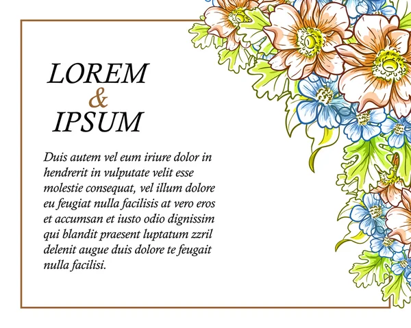 davetiyeli çiçek öğeleri