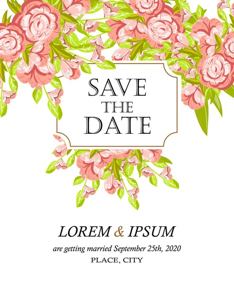 davetiyeli çiçek öğeleri