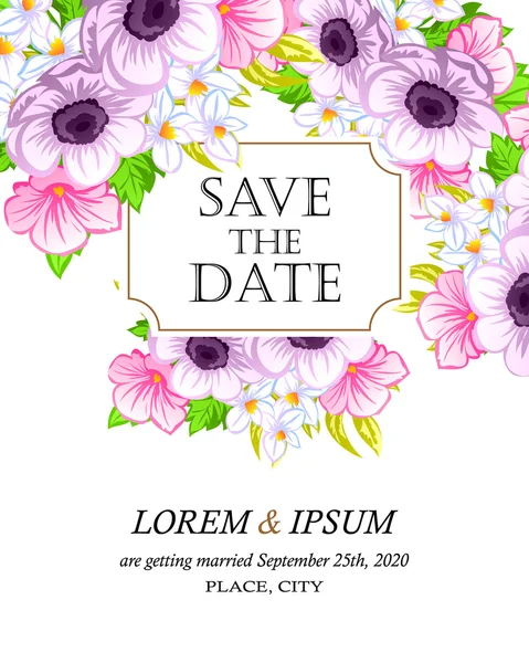 davetiyeli çiçek öğeleri