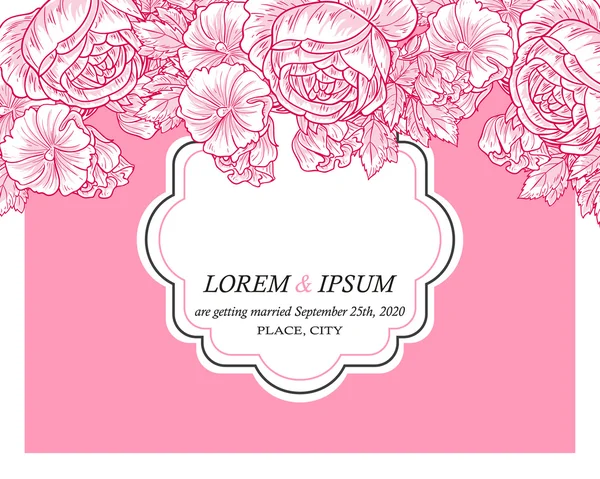 davetiyeli çiçek öğeleri