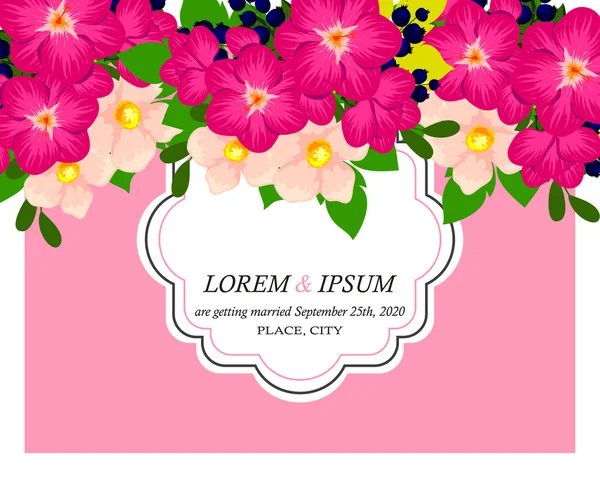 davetiyeli çiçek öğeleri