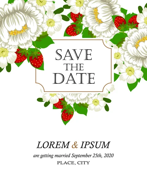 davetiyeli çiçek öğeleri