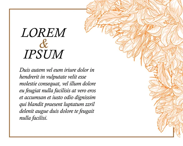 davetiyeli çiçek öğeleri