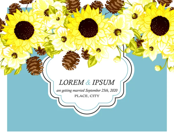 davetiyeli çiçek öğeleri