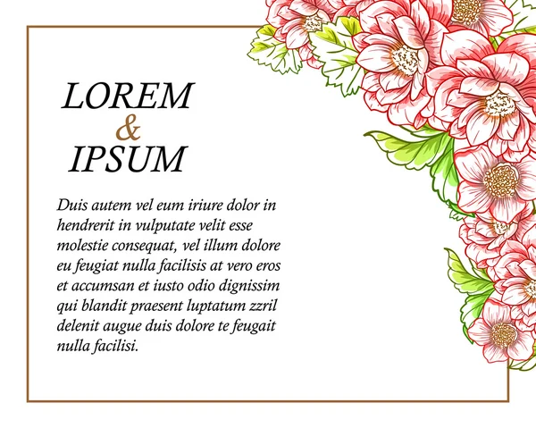 davetiyeli çiçek öğeleri