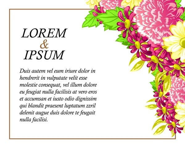 davetiyeli çiçek öğeleri