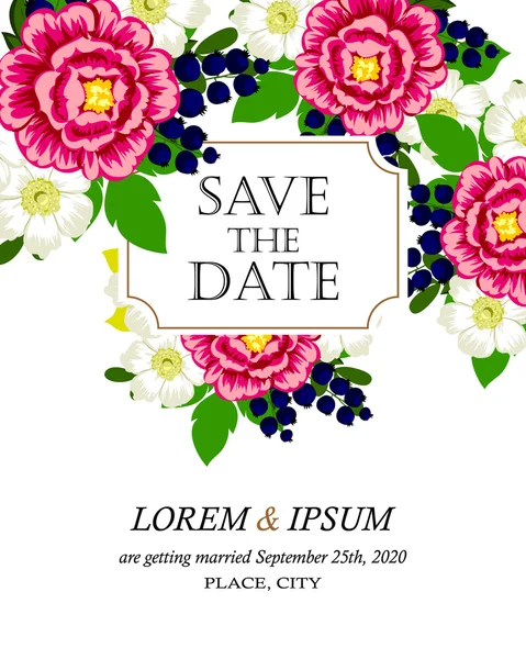 davetiyeli çiçek öğeleri