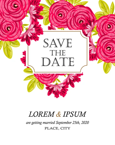 davetiyeli çiçek öğeleri