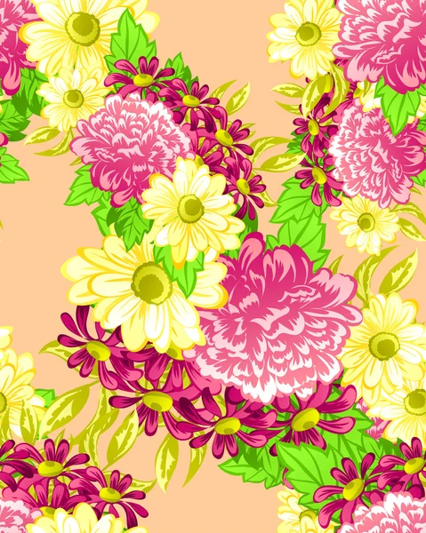 Floral seamless pattern — Stock Vector