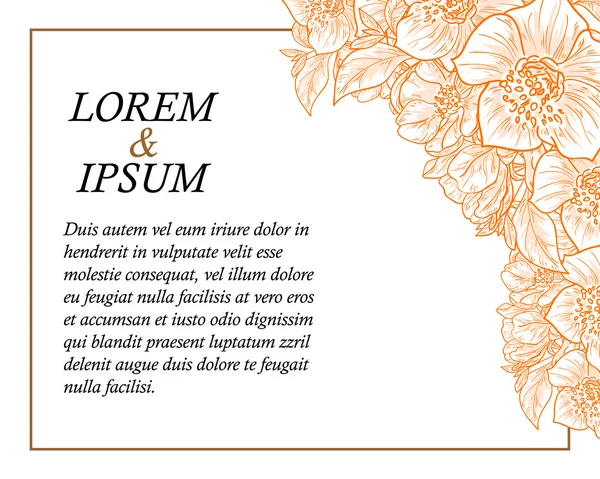 davetiyeli çiçek öğeleri