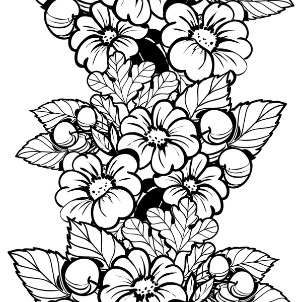 Patrón sin costura floral — Vector de stock