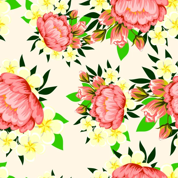 Floral seamless pattern — Stock Vector