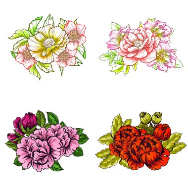 Çiçek düğün için ayarla