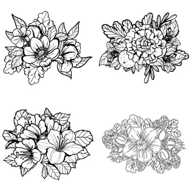 Çiçek düğün için ayarla