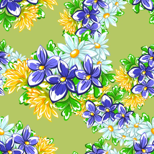 Floral seamless pattern — Stock Vector